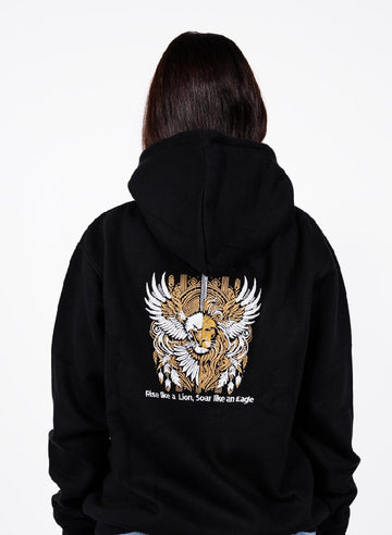 Women Hustle Tribe Lion Mark Hodie